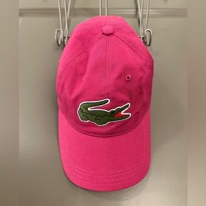 Lacoste Pink ball cap